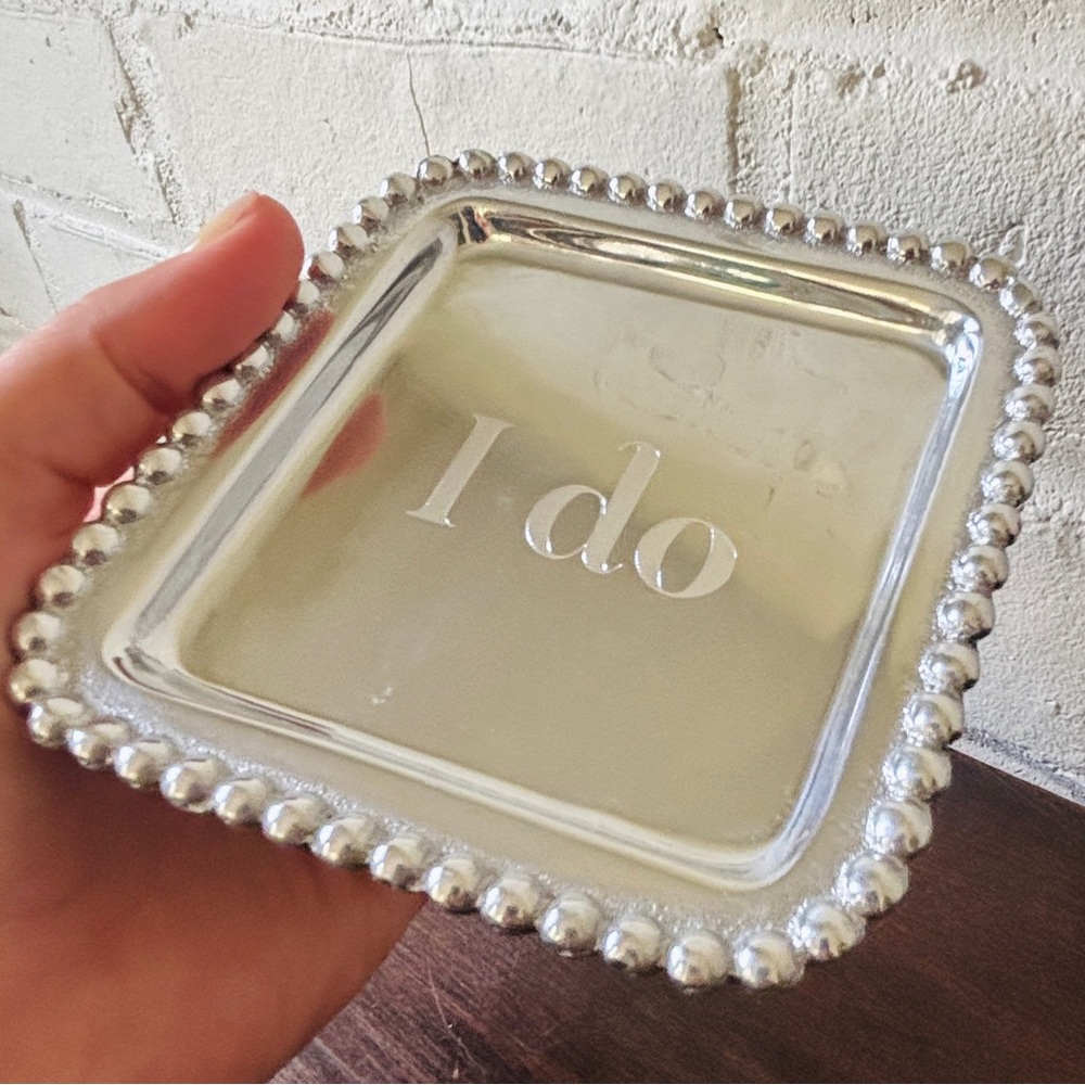 Mariposa Silver Trinket Dish
